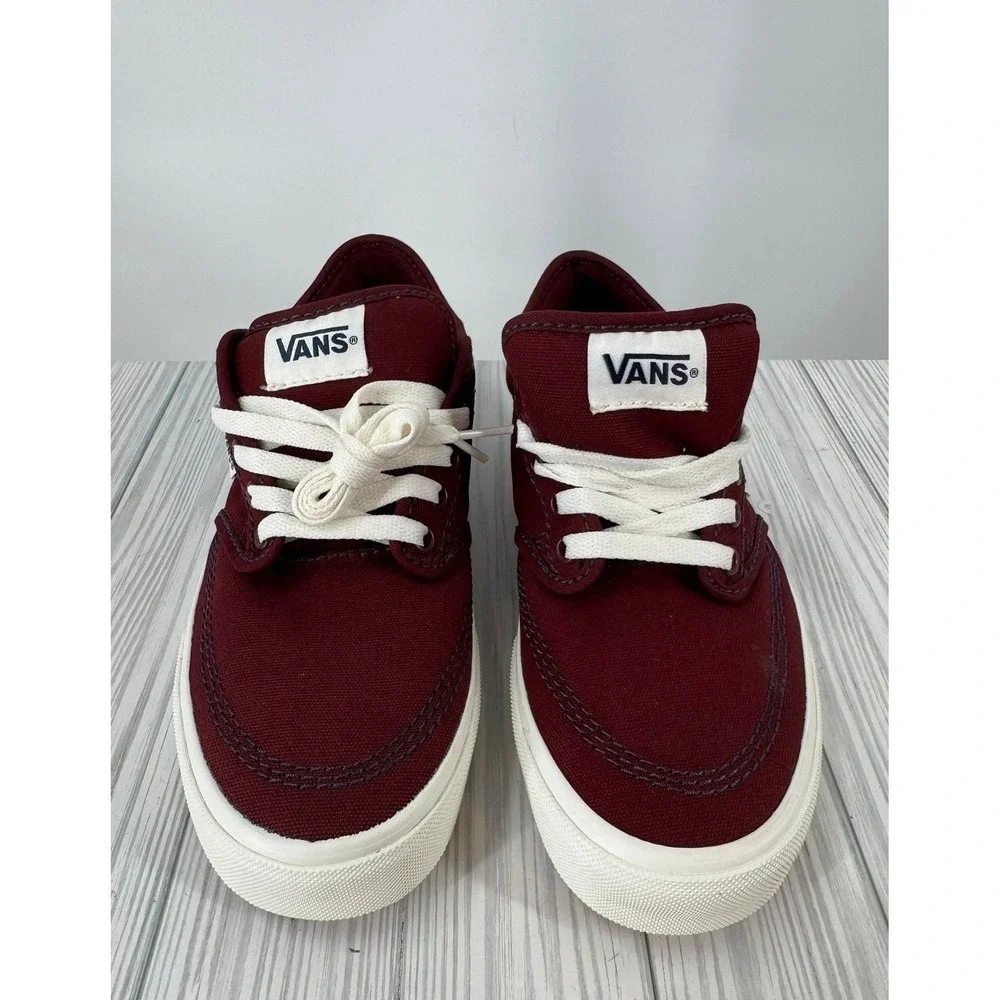 Vans Atwood Outdoor Port Royale Mens Size 8.5 Burgundy Canvas‎ Sneakers